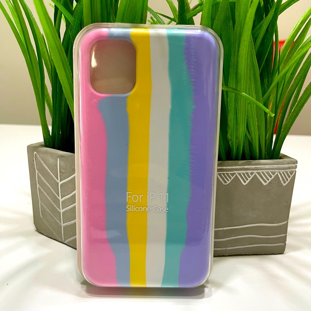 iPhone 11 Colorful Silicone Phone Case